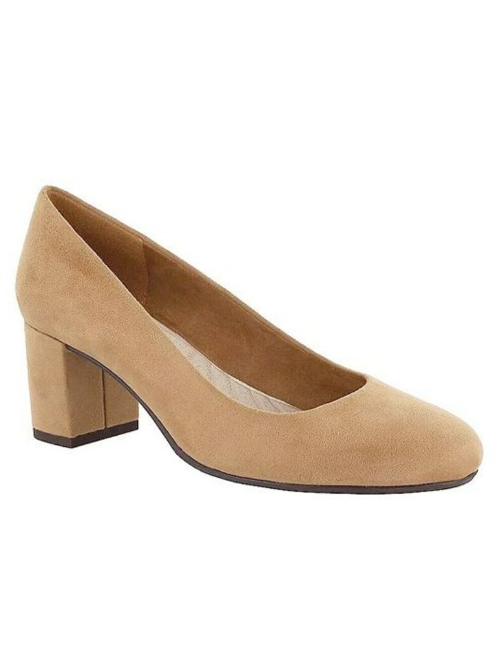 Easy Street Proper Women's Pumps Sand Super Suede Size 11 (MSRP $60)